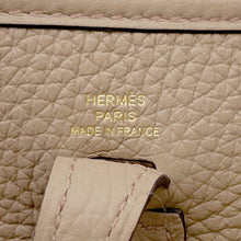 Load image into Gallery viewer, HERMES Evelyne Long Beige Marfa Taurillon Clemence Size TPM

