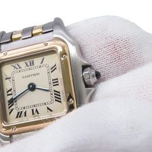 将图像加载到图库查看器中，CARTIER PANTHERE 2 Low SM W22mm × H30mm Stainless Steel K18YG Ivory DialW25029B6
