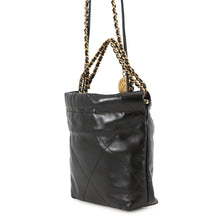 Load image into Gallery viewer, CHANEL CHANEL22 ChainShoulder Bag BlackAS3980 Shiny Calf Leather Size Mini
