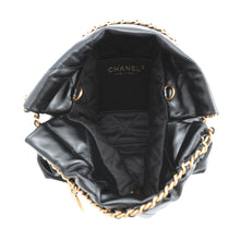 Load image into Gallery viewer, CHANEL CHANEL22 ChainShoulder Bag BlackAS3980 Shiny Calf Leather Size Mini
