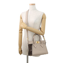 Load image into Gallery viewer, LOUIS VUITTON On My Side Greige/Light BlueM57729 Monogram Calf Leather Size PM
