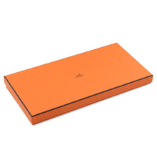 将图像加载到图库查看器中，HERMES Cashmere Scarf Clic Se Nue Marron Grasset/Craie Silk100%
