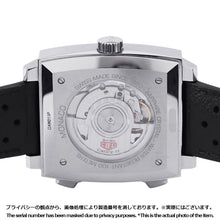 将图像加载到图库查看器中，TAG HEUER Monaco Chronograph Calibre W39mm Stainless Steel Leather Blue DialCAW211P.FC6356
