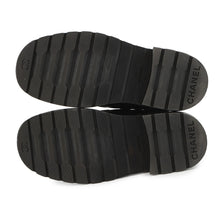 将图像加载到图库查看器中，CHANEL CC Logo Short Boots BlackG39516 Leather Size 35
