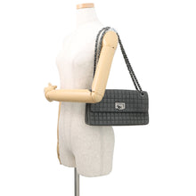 Load image into Gallery viewer, CHANEL Chocolate Bar ChainShoulder Bag GrayA92550 Lambskin
