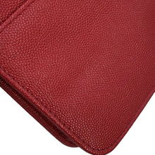 Load image into Gallery viewer, CHANEL Mademoiselle Chain Wallet RedA80972 Caviar Leather
