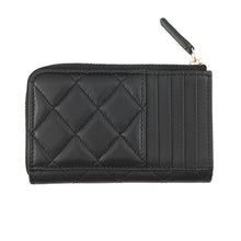 将图像加载到图库查看器中，CHANEL Matelasse fragment case BlackAP4344 Lambskin/Rhinestone
