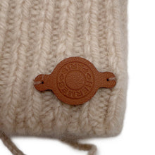 将图像加载到图库查看器中，HERMES Lou Grove Almond/Gold Cashmere 85% Mohair 15% Size S
