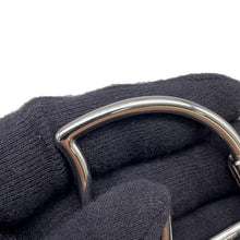 将图像加载到图库查看器中，HERMES Cheval Key Ring Silver Metal
