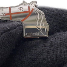 将图像加载到图库查看器中，HERMES Quadrige TwillyRing Brown/Silver Metal
