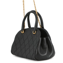 Load image into Gallery viewer, CHANEL Matelasse Bowling Bag BlackAS3893 Caviar Leather
