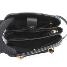 Load image into Gallery viewer, CHANEL Matelasse Bowling Bag BlackAS3893 Caviar Leather
