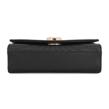 Load image into Gallery viewer, Chopard Happy Mini Chain Shoulder Bag Black Leather
