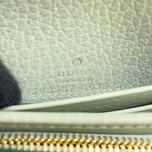 将图像加载到图库查看器中，GUCCI GG Marmont Medium Wallet Green598587 Leather
