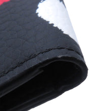 Load image into Gallery viewer, LOUIS VUITTON LV × YK Portefeuille Capucine Compact Noir/MulticolorM81963 Taurillon Leather/Painted Dot
