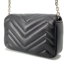 将图像加载到图库查看器中，GUCCI GG Marmont Mini Shoulder Bag Black/Bordeaux841290 Leather
