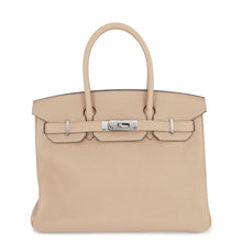 将图像加载到图库查看器中，HERMES Birkin Beige Marfa Togo Leather Size 30
