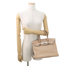 将图像加载到图库查看器中，HERMES Birkin Beige Marfa Togo Leather Size 30
