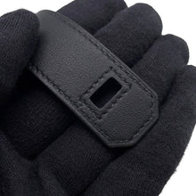 将图像加载到图库查看器中，HERMES Kelly Twist Bracelet Small Kelly Twist PM Size T2 BlackH011078CC89 Swift Leather
