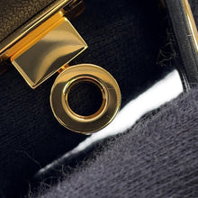 将图像加载到图库查看器中，HERMES Kelly Twist Bracelet Small Kelly Twist PM Size T2 BlackH011078CC89 Swift Leather
