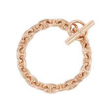 Load image into Gallery viewer, HERMES Chaine d'Ancre Bracelet 19 frames Size PM 18K Pink Gold
