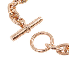 Load image into Gallery viewer, HERMES Chaine d'Ancre Bracelet 19 frames Size PM 18K Pink Gold
