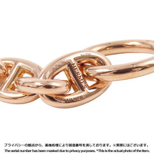 Load image into Gallery viewer, HERMES Chaine d'Ancre Bracelet 19 frames Size PM 18K Pink Gold
