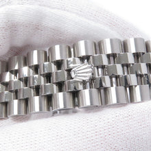 将图像加载到图库查看器中，ROLEX Datejust W36mm Stainless Steel K18WG Black concentric Dial116234
