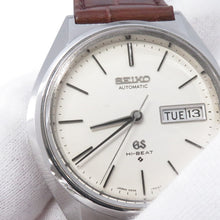 将图像加载到图库查看器中，SEIKO Grand SEIKO Hi-Beat Medallion Day-Date W36mm Stainless Steel Leather Silver Dial5646-7010
