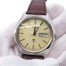 Load image into Gallery viewer, SEIKO Grand SEIKO Hi-Beat Day-Date W36mm Stainless Steel Leather Beige Dial5646-7010
