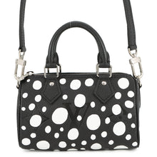 将图像加载到图库查看器中，LOUIS VUITTON LV × YK Nano Speedy Noir/WhiteM81910 Monogram Empreinte Leather Infinity Dot Size Nano
