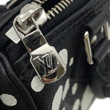 将图像加载到图库查看器中，LOUIS VUITTON LV × YK Nano Speedy Noir/WhiteM81910 Monogram Empreinte Leather Infinity Dot Size Nano
