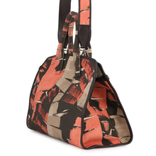 将图像加载到图库查看器中，Ferragamo Studio Logo 2-Way Tote Bag Pink/Brown/Beige212289 Canvas
