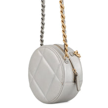 Load image into Gallery viewer, CHANEL CHANEL19 Round ChainShoulder Bag SilverAP0945 Lambskin
