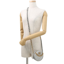 Load image into Gallery viewer, CHANEL CHANEL19 Round ChainShoulder Bag SilverAP0945 Lambskin
