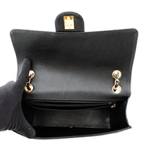 Load image into Gallery viewer, CHANEL Matelasse Single Flap ChainShoulder Bag Black Caviar Leather Size 25
