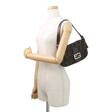 将图像加载到图库查看器中，FENDI Zucca mamma bucket Brown33492 Canvas
