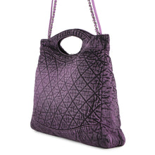 Load image into Gallery viewer, CHANEL CHANEL 31 Large Shopping Bag Purple Denim
