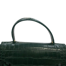将图像加载到图库查看器中，CELINE Belt bag Amazon189153 Croco embossed leather Size micro
