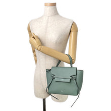 将图像加载到图库查看器中，CELINE Belt bag Green189003 Leather Size Nano
