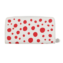 将图像加载到图库查看器中，LOUIS VUITTON LVxYK Zippy Wallet Red/WhiteM81961 Epi Leather/Infinity Dot

