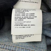 将图像加载到图库查看器中，PRADA Triangle logo denim dress Size 36 BlueGFA135 Cotton100%
