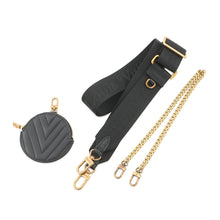 将图像加载到图库查看器中，LOUIS VUITTON Multi Pochette NoirM56461 Calf Leather
