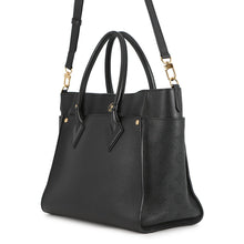 将图像加载到图库查看器中，LOUIS VUITTON On My Side NoirM22225 Calf Leather Monogram Mahina Size GM
