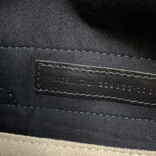 将图像加载到图库查看器中，BALENCIAGA Navy Kabas Black/White339933 Canvas Size S
