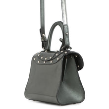 Load image into Gallery viewer, Delvaux Brillon Iron Shield GrayAA0434ARC080KPA Patent Leather Size micro
