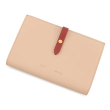 将图像加载到图库查看器中，CELINE Large Strap Multifunction Beige/Red104873 Leather
