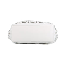 将图像加载到图库查看器中，Ferragamo Gancini Tote Bag Optical White21A012 Calf Leather Size Medium
