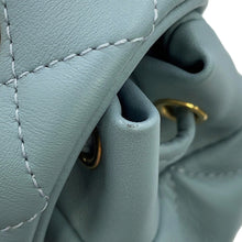 将图像加载到图库查看器中，CHANEL Matelasse Backpack Light BlueA69964 Lambskin
