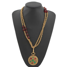 Load image into Gallery viewer, CHANEL Gripoa Double Necklace Gold Gold Plated
